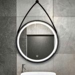 LED Bathroom Vanity Ceiling Mirror Custom Size Round - Image 2