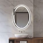 LED Bathroom Vanity Mirror 32 x 20 Ellipse - Image 2