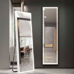 LED Full Length Bathroom Vanity Mirror Custom Size Rounded Rectangle - Image 2