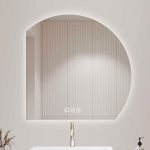 LED Bathroom Vanity Mirror Custom Size Irregular Shape
