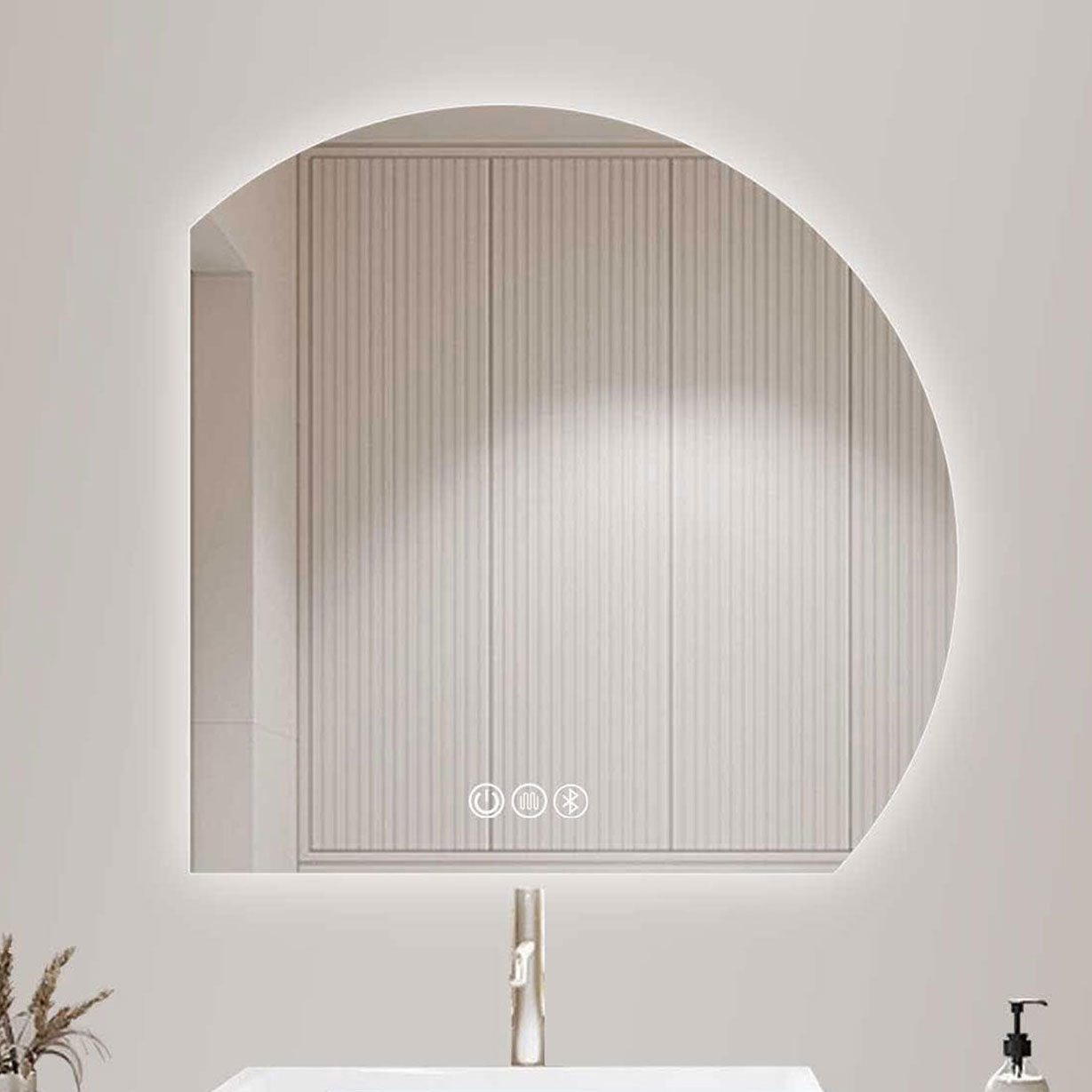 OS21-1 LED Bathroom Vanity Mirror Custom Size Irregular Shape - Image 1
