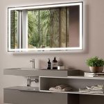 LED Bathroom Vanity Mirror 36 x 36 Right Angle Rectangle
