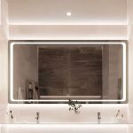 LED Bathroom Vanity Mirror 24 x 24 Rounded Rectangle - Image 2